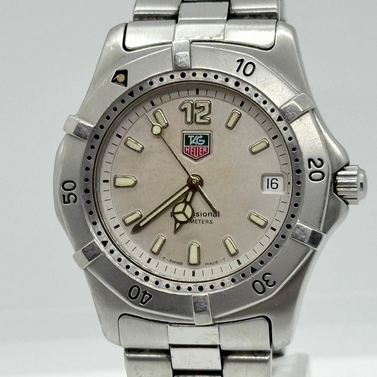 TAG HEUER タグホイヤー プロフェッショナル 200m WK1112 ベージュ QZ