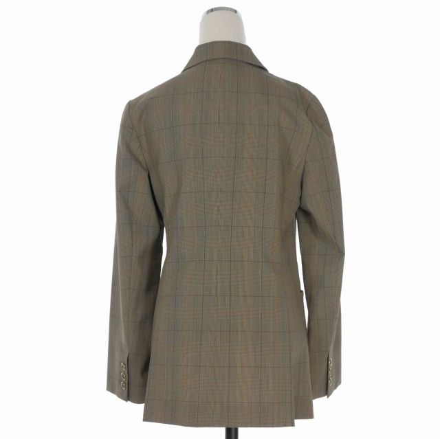 イエナ IENA チェック ダブルブレスト テーラードジャケット ブレザー