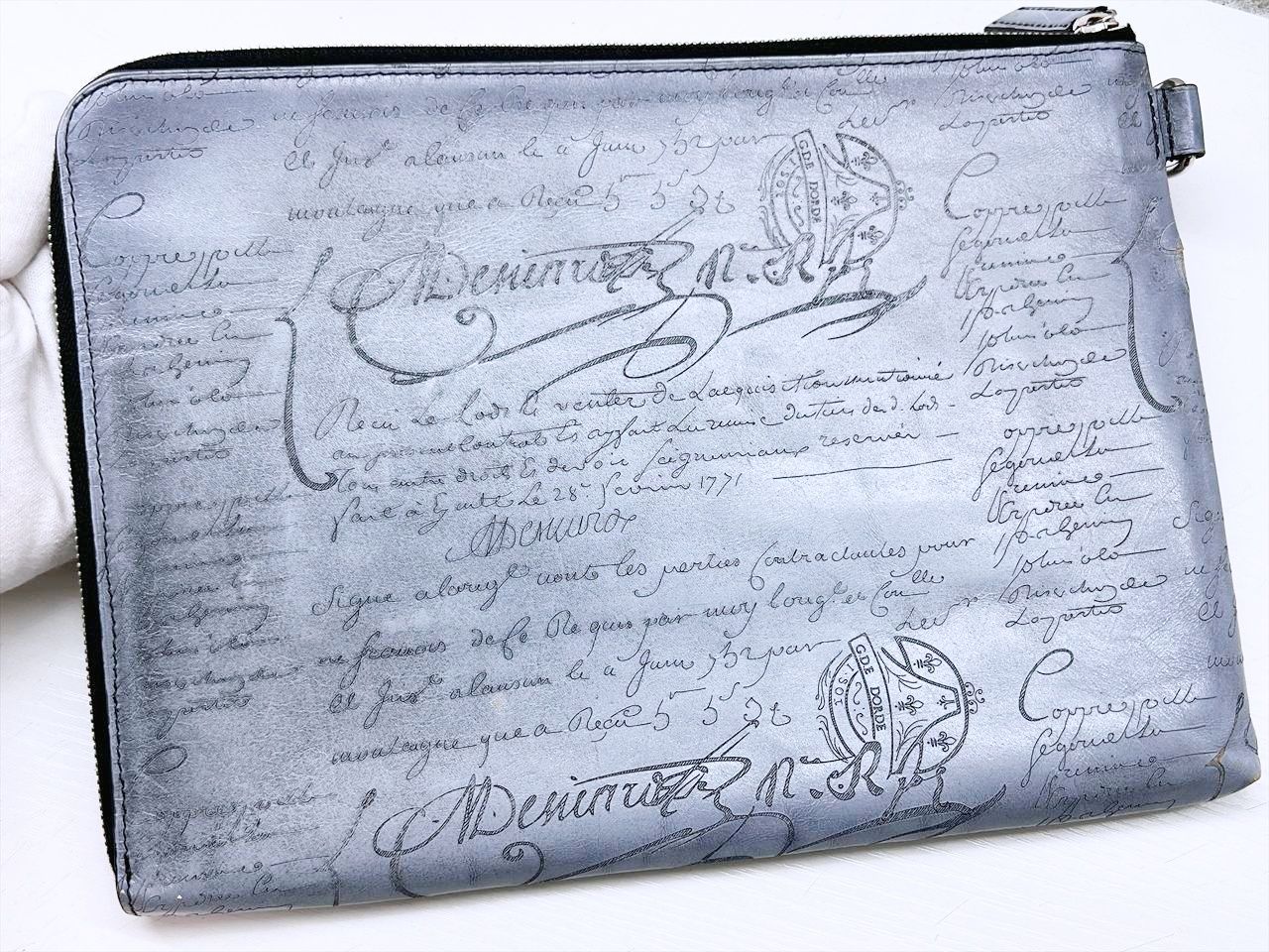 レア 良好品 Berluti ベルルッティ ニノGM クラッチバッグ ヴェネチア 