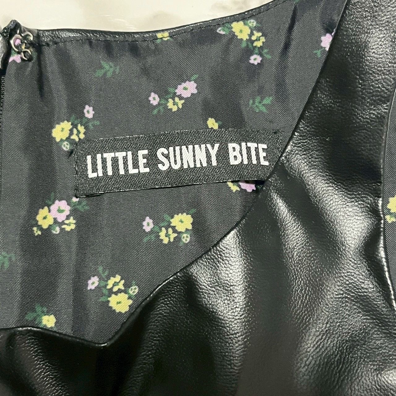LITTLE SUNNY BITE レザーワンピース Little sunny bite（リトルサニー