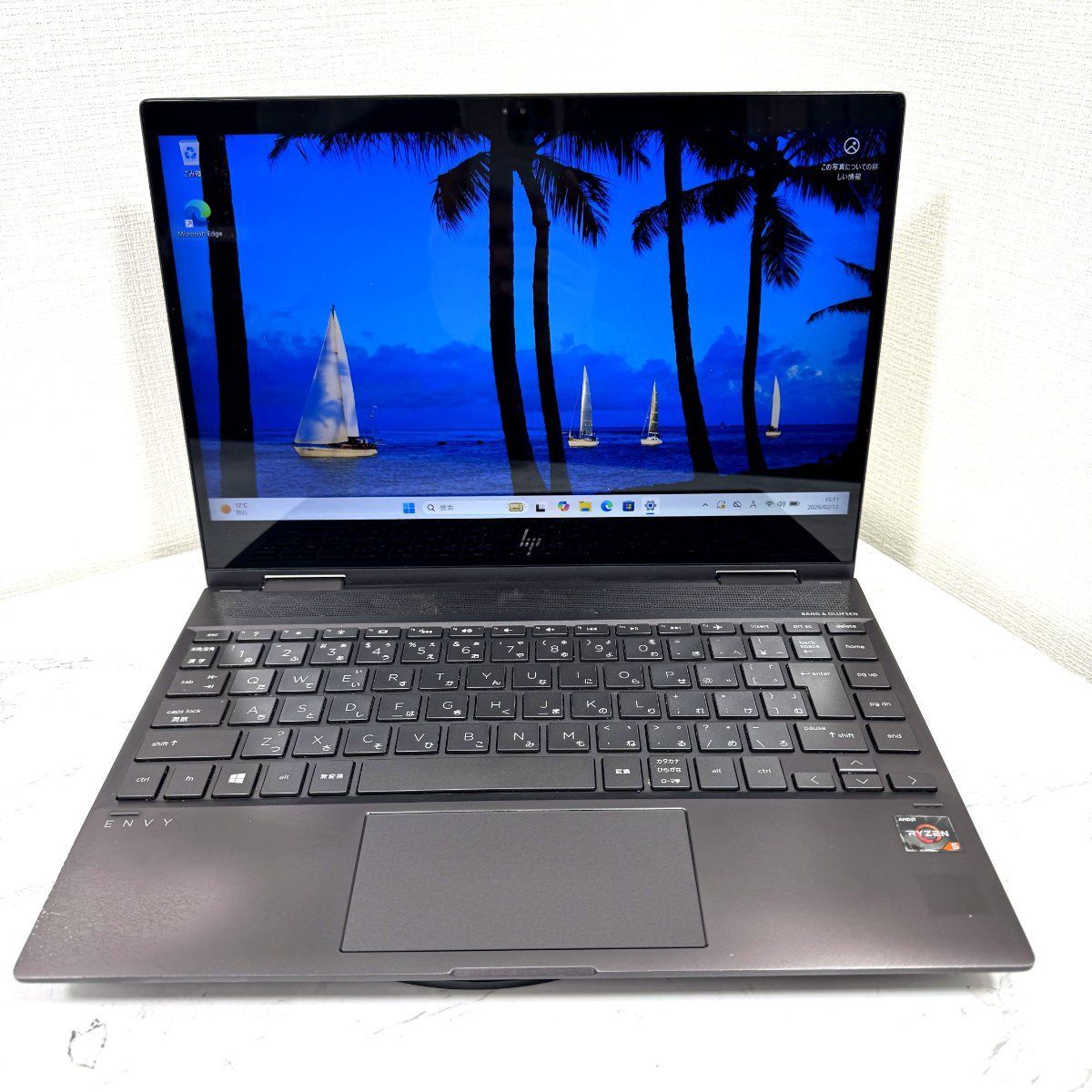 傷あり】HP ENVY x360 13 Ryzen5 8GB 256GB SSD - メルカリ
