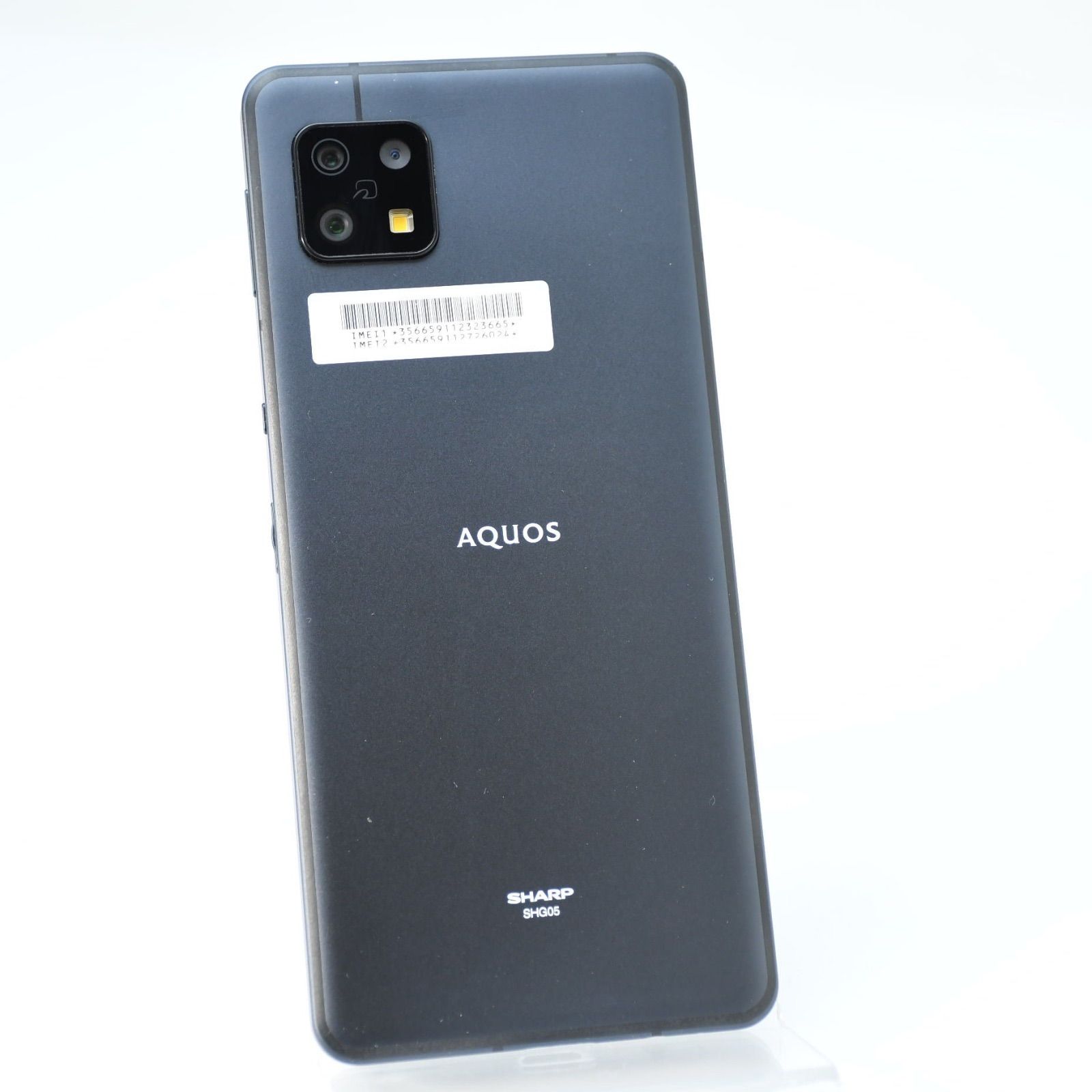 訳あり＊電池良好】au SIMフリー AQUOS sense6 SHG05 ブラック - メルカリ