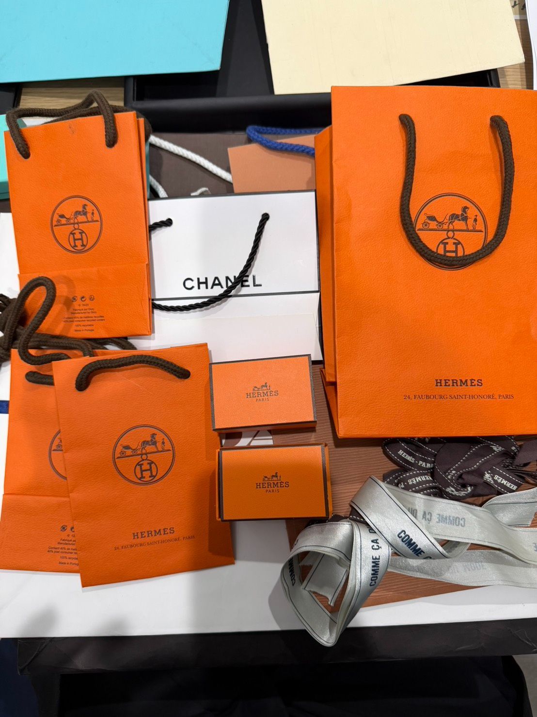 ハイブランド紙袋まとめ売り ルイヴィトン エルメス シャネル