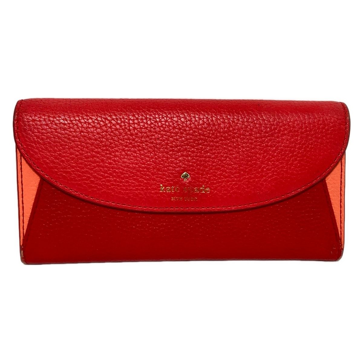 Kate spade(ケイトスペード) 長財布 - PWRU4759 レッド レザー - メルカリ