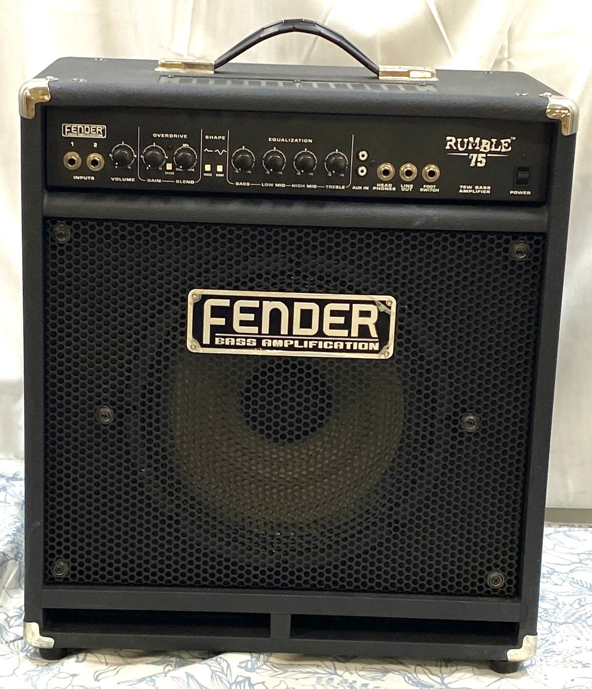 最終値下げ　フェンダー　ランブル75 FENDER Rumble 75 Bass Combo Amp Black フェンダーベースアンプ