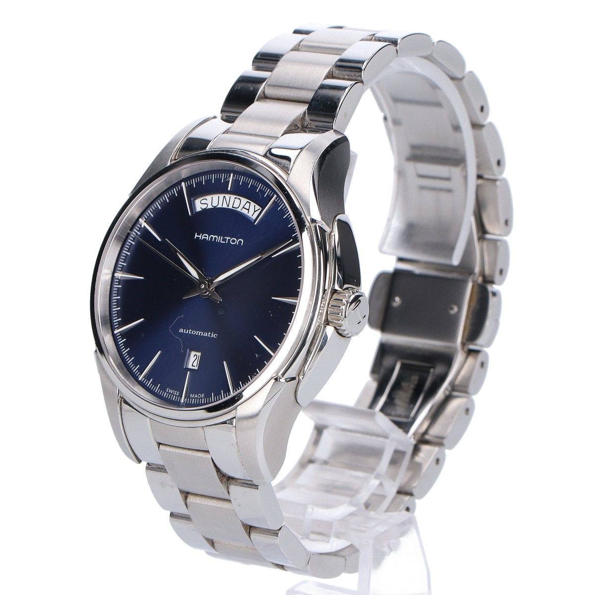  HAMILTON ハミルトン H325051 ジャズマスター Day Date Auto 自動巻き ニット 自動巻き時計 腕時計(アナログ)