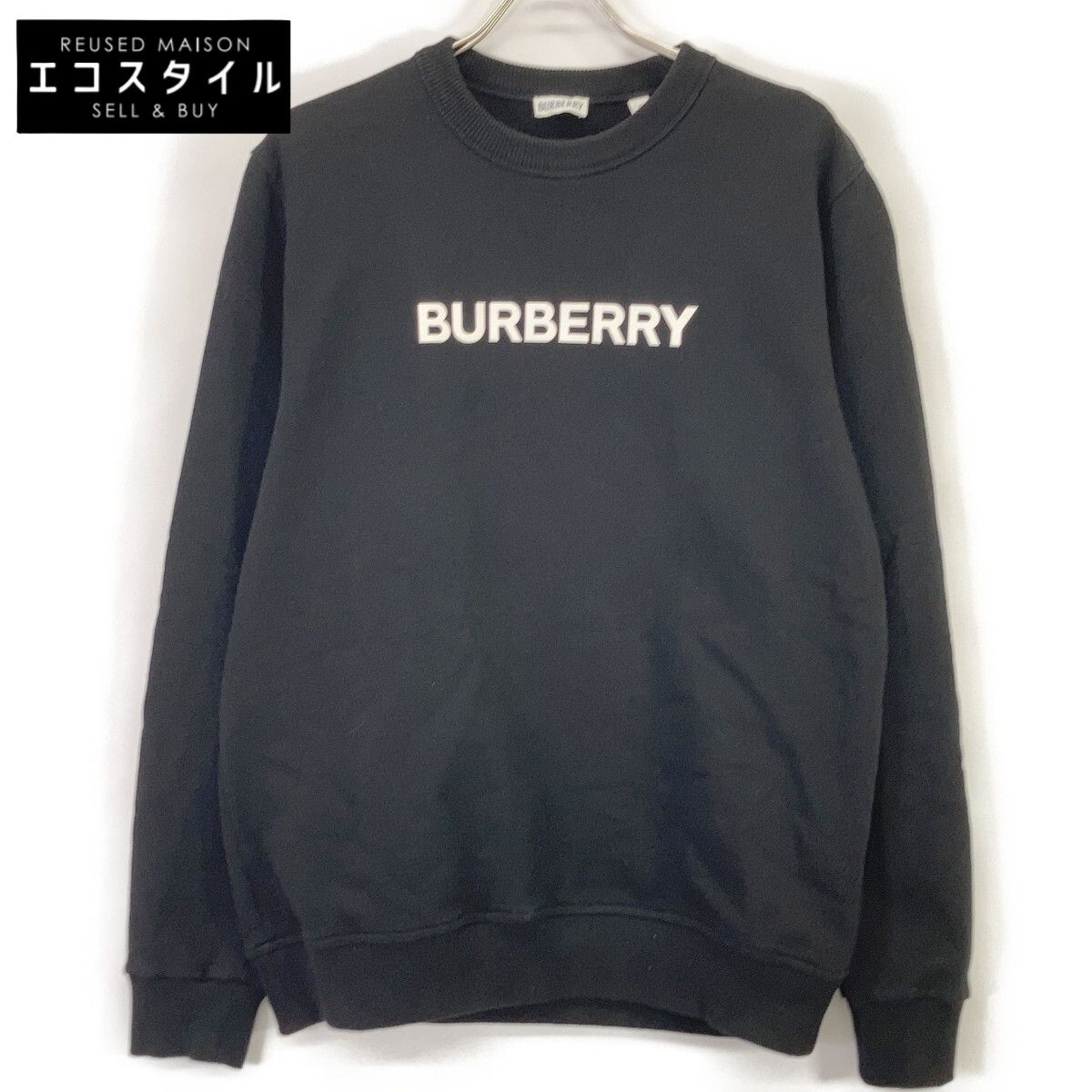 BURBERRY バーバリー ﾌﾞﾗｯｸ BURLOW ﾌﾛﾝﾄﾛｺﾞ ｽｳｪｯﾄ M 【公式通販】