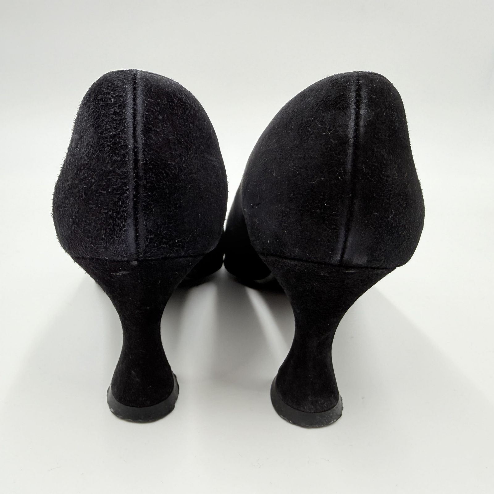 CHANEL（シャネル） ココマーク パンプス スエード ブラック ポイン