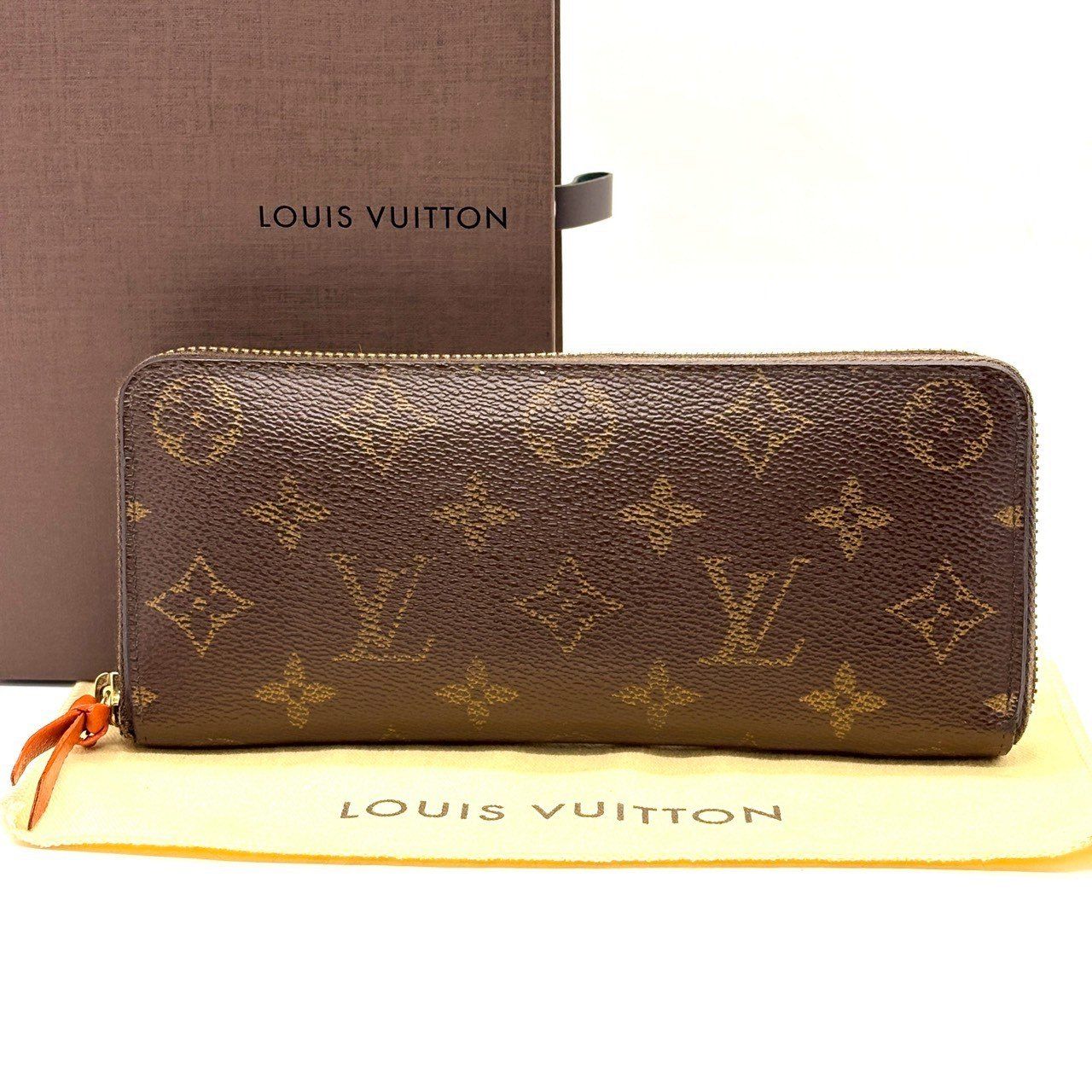 内に秘めた緋色✨ LOUIS VUITTON ポルトフォイユクレマンス ピモン 長 