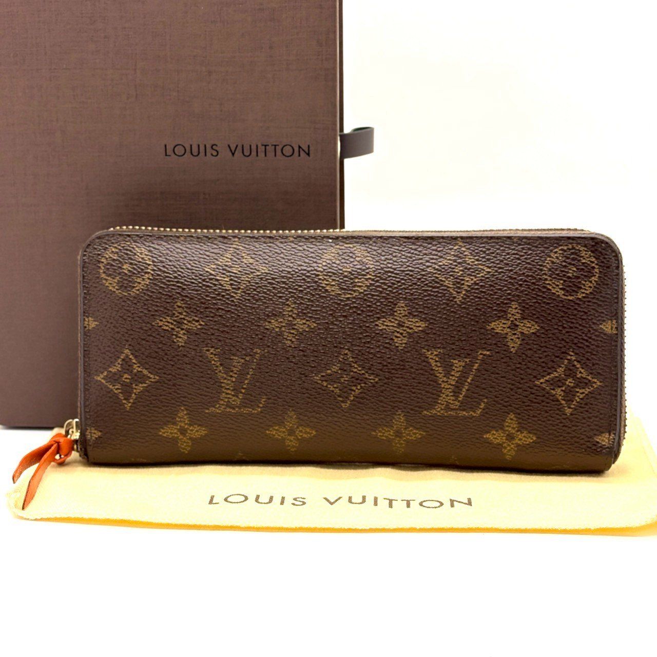 内に秘めた緋色✨ LOUIS VUITTON ポルトフォイユクレマンス ピモン 長 