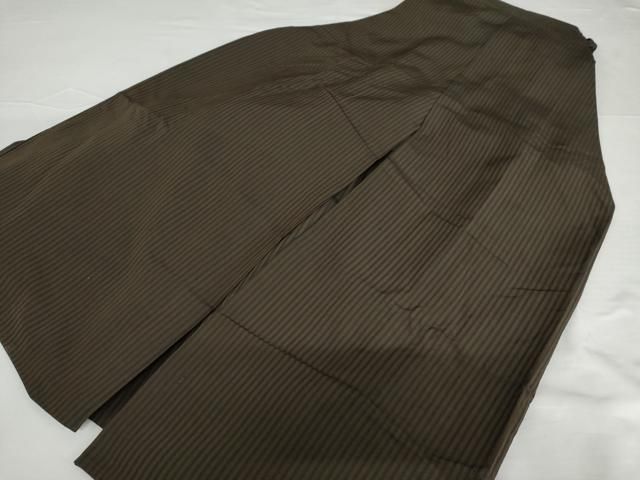 平和屋着物○男性 馬乗り袴 縞 正絹 逸品 AABF9157cs - メルカリ