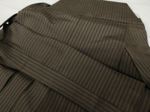 平和屋着物○男性 馬乗り袴 縞 正絹 逸品 AABF9157cs - メルカリ
