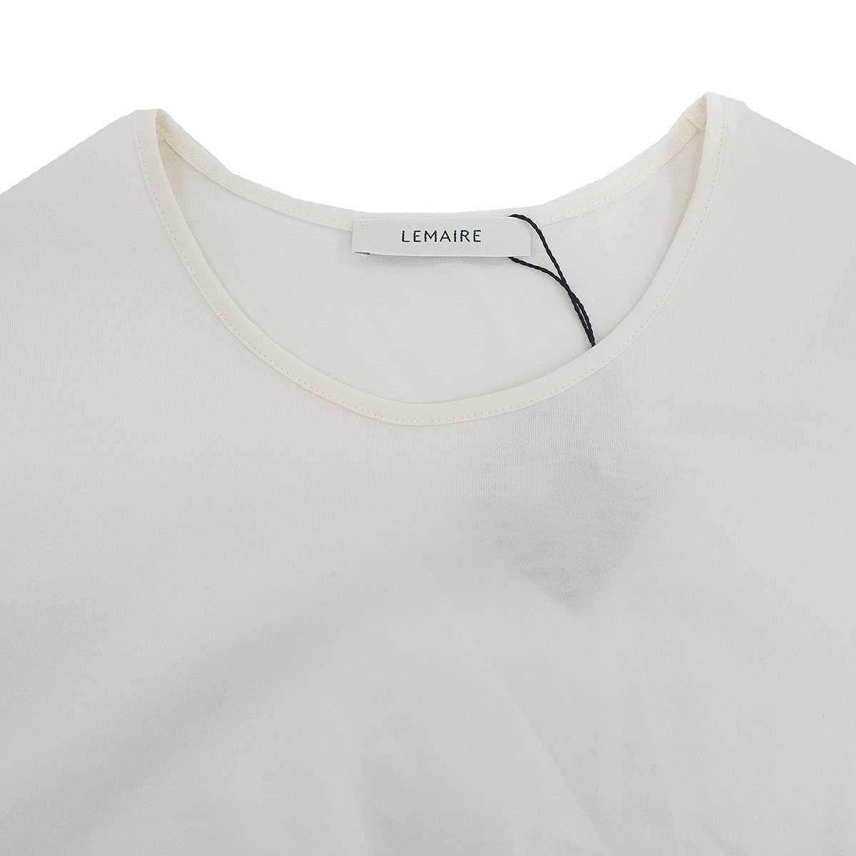 LEMAIRE ルメール LS RELAXED TEE ロングスリーブリラックスTシャツ TO1375 LJ1018 ホワイト S LEMAIRE ルメール LS RELAXED TEE ロングスリーブリラックスTシャツ