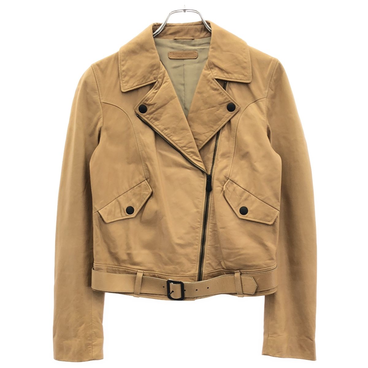 BOTTEGA VENETA ボッテガヴェネタ レザーダブルライダースジャケット 