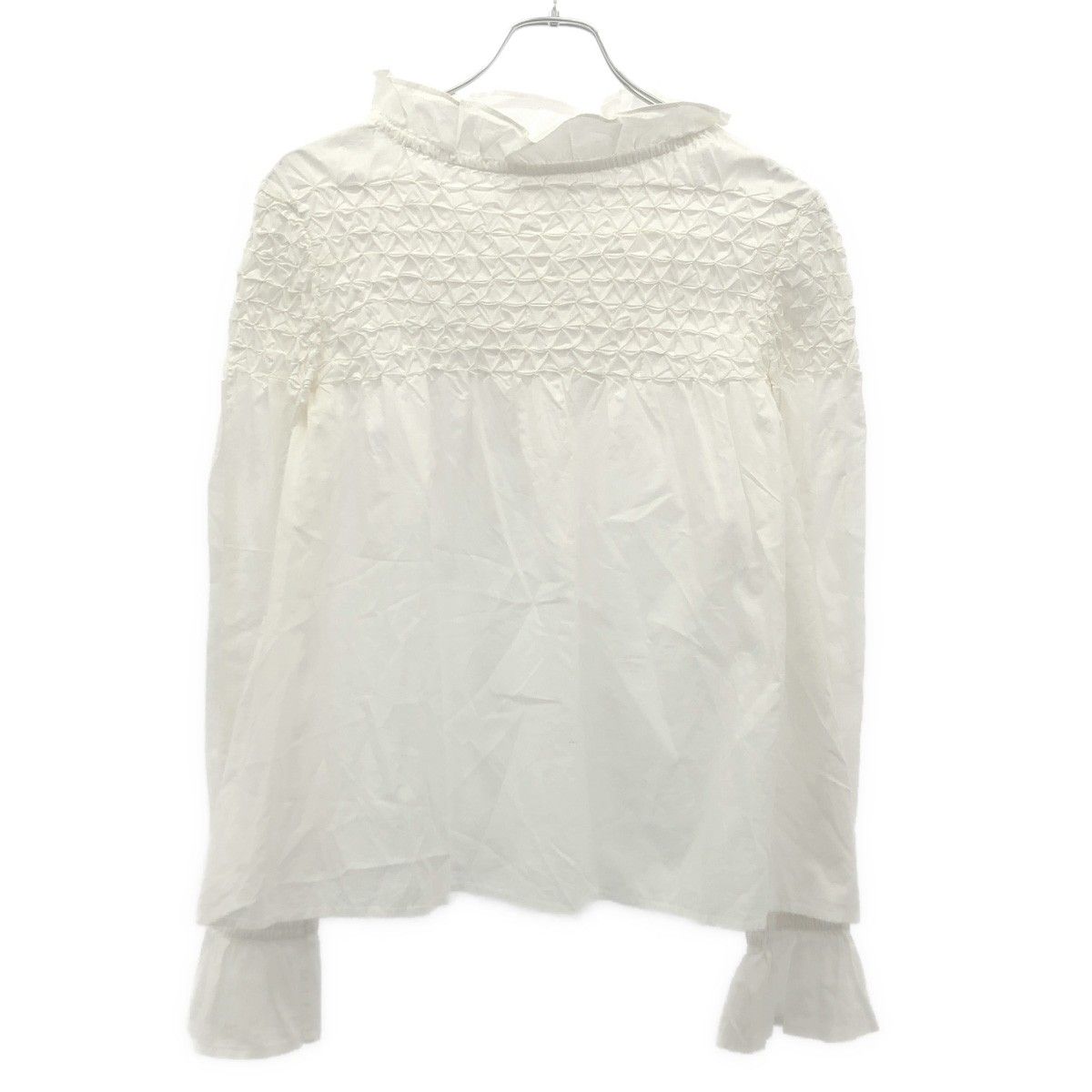 Merlette マーレット MAJORELLE コットンスモッキングブラウス シャツ