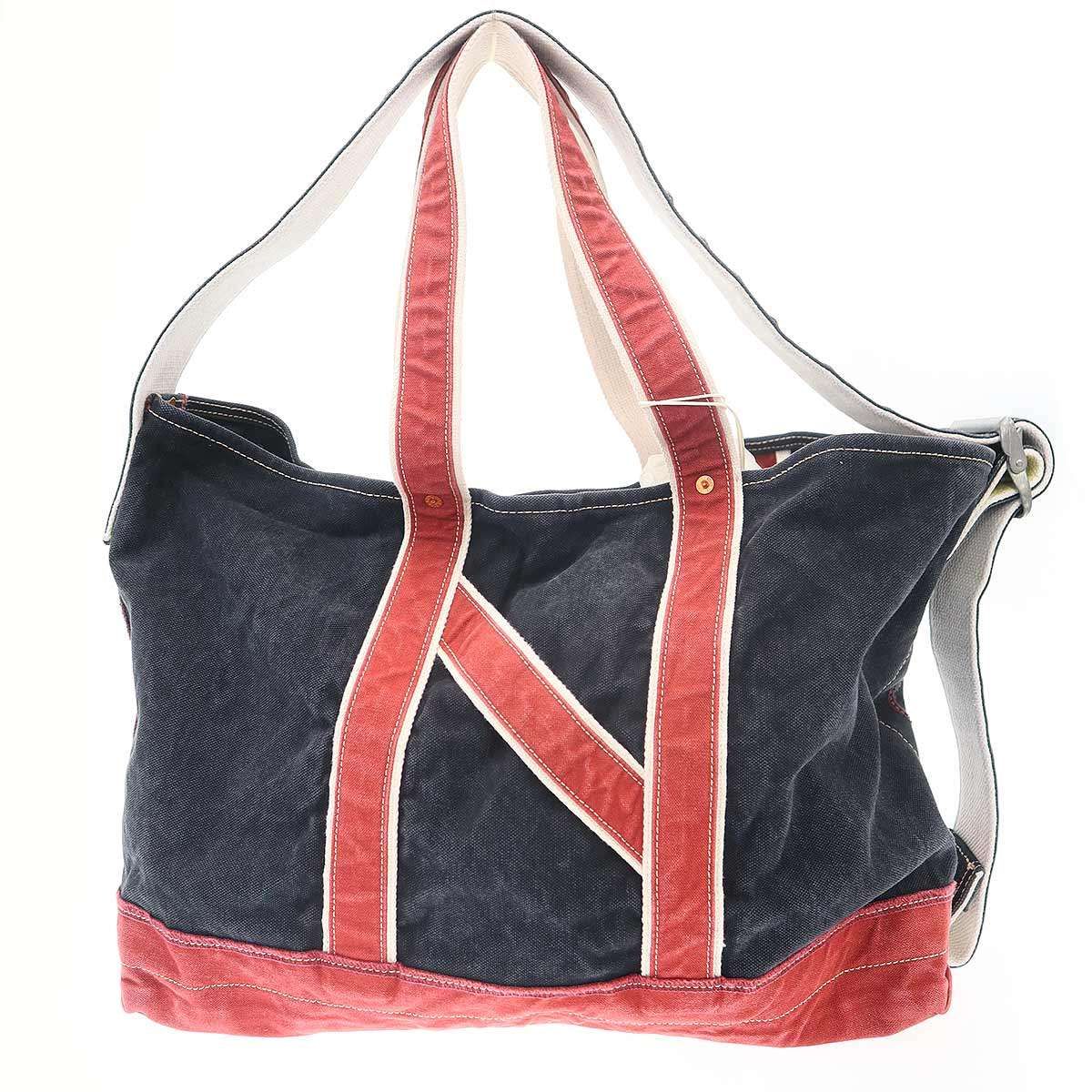 NICENESS ナイスネス 26SS L.LESH SHOULDER TOTE BAG ショルダートートバッグ  ブラック レッド F NICENESS ナイスネス 26SS L.LESH SHOULDER TOTE BAG ショルダートート