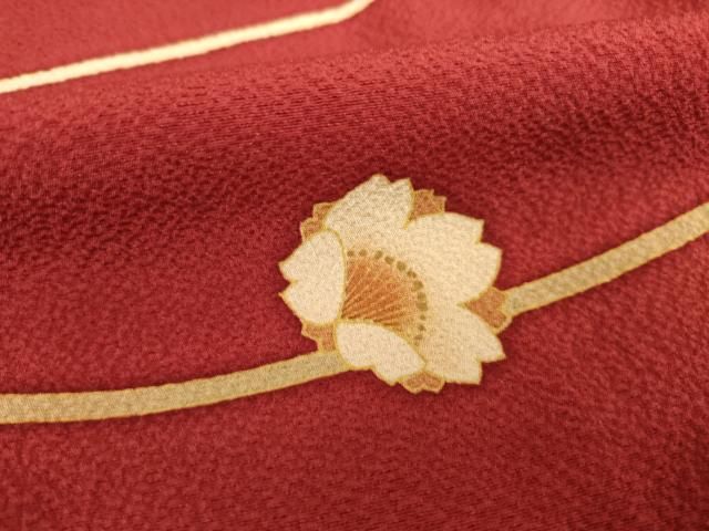 平和屋着物●こむさでもーど・COMME CA DU MODE　振袖　薬玉　正絹　逸品　AABG4067ck 平和屋着物○こむさでもーど・COMME CA DU MODE 振袖 薬玉 正絹 逸品