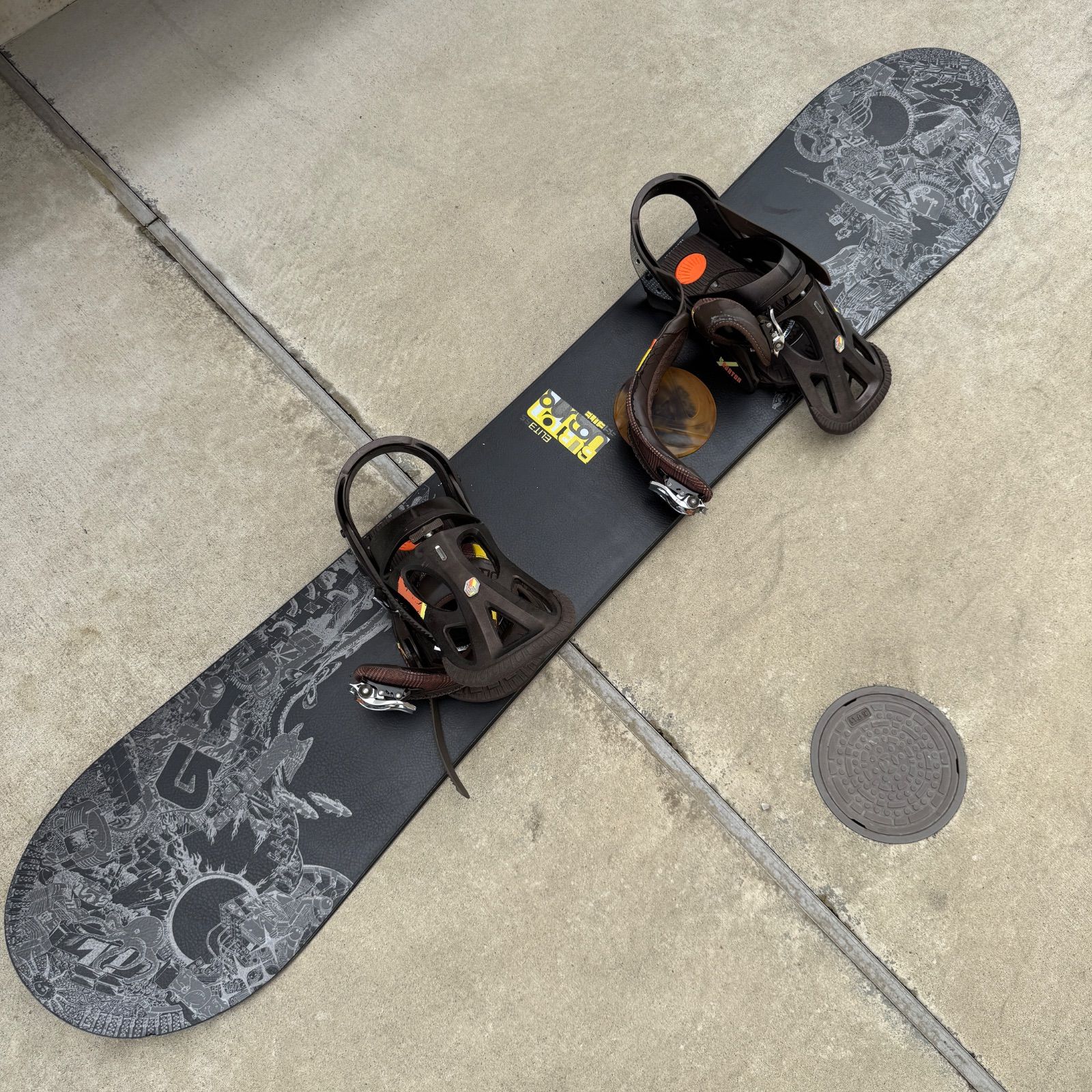 BURTON バートン ELITE 55 エリート スノーボード 板 CARTEL カーテル