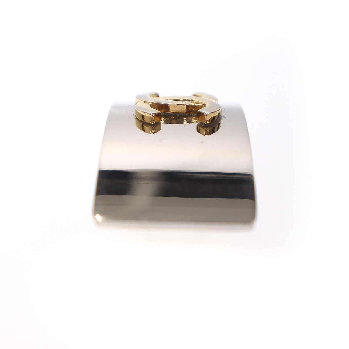 CHANEL シャネル 1998年 ココマーク メタルバレッタ シルバー - - メルカリ