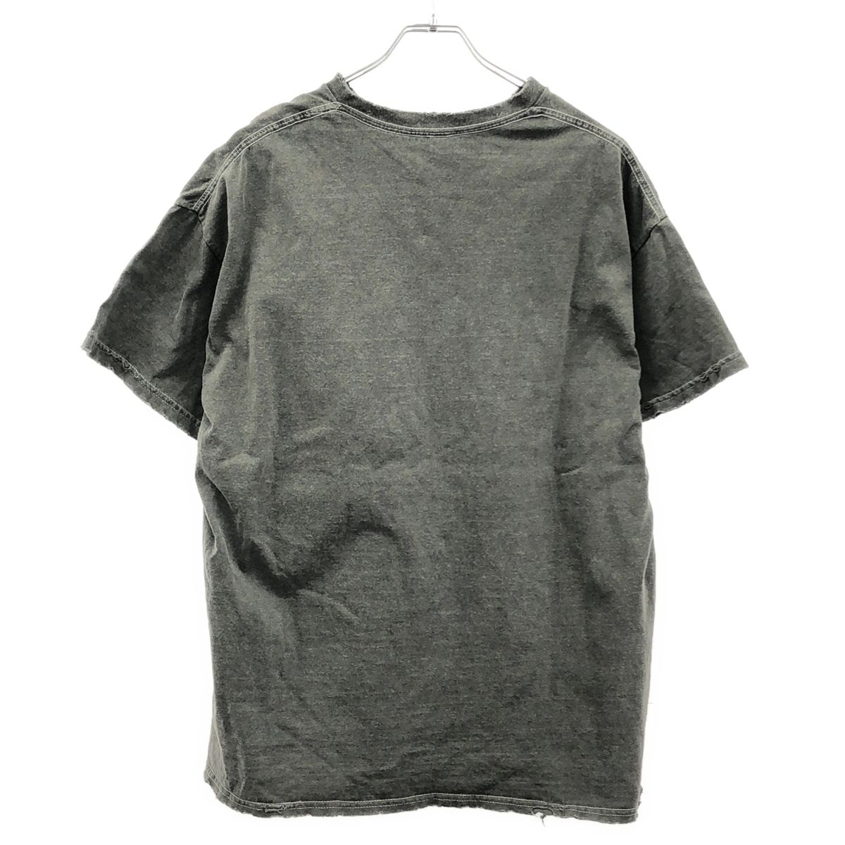 ANCELLM アンセルム EMBROIDERY DYED T-SHIRT Tシャツ ANC-CT60 グレー 