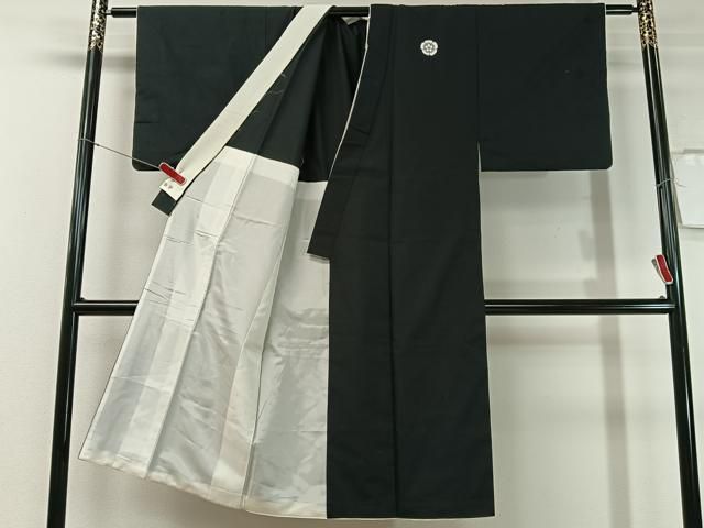 平和屋着物●男性　黒紋付　胴抜き仕立て　CABC9994vp 送料無料】平和屋着物○男性 黒紋付 胴抜き仕立て CABC9994vp | 着物