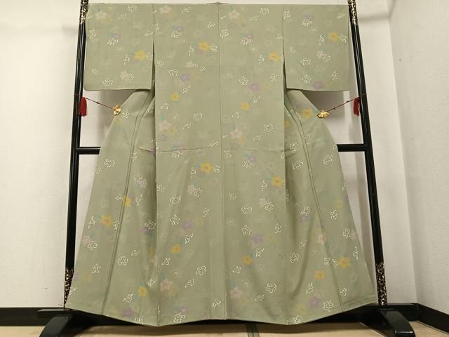 平和屋着物●上質な小紋　舞花文　正絹　逸品　AABG4102ph 平和屋着物○上質な小紋 舞花文 正絹 逸品 AABG4102ph - メルカリ