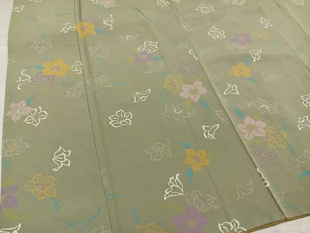 平和屋着物●上質な小紋　舞花文　正絹　逸品　AABG4102ph 平和屋着物○上質な小紋 舞花文 正絹 逸品 AABG4102ph - メルカリ