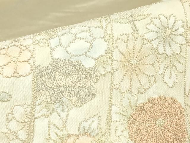 相良刺繍 総刺繍 平和屋着物▽中国三大刺繍 正倉院鳳凰