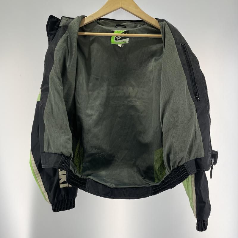 【中古】RS TAICHI×KAWASAKI ウインターバイカージャケット サイズ不明 ブラック/ライムグリーン[19][240019517897] 中古】RS TAICHI×KAWASAKI ウインターバイカージャケット サイズ不明