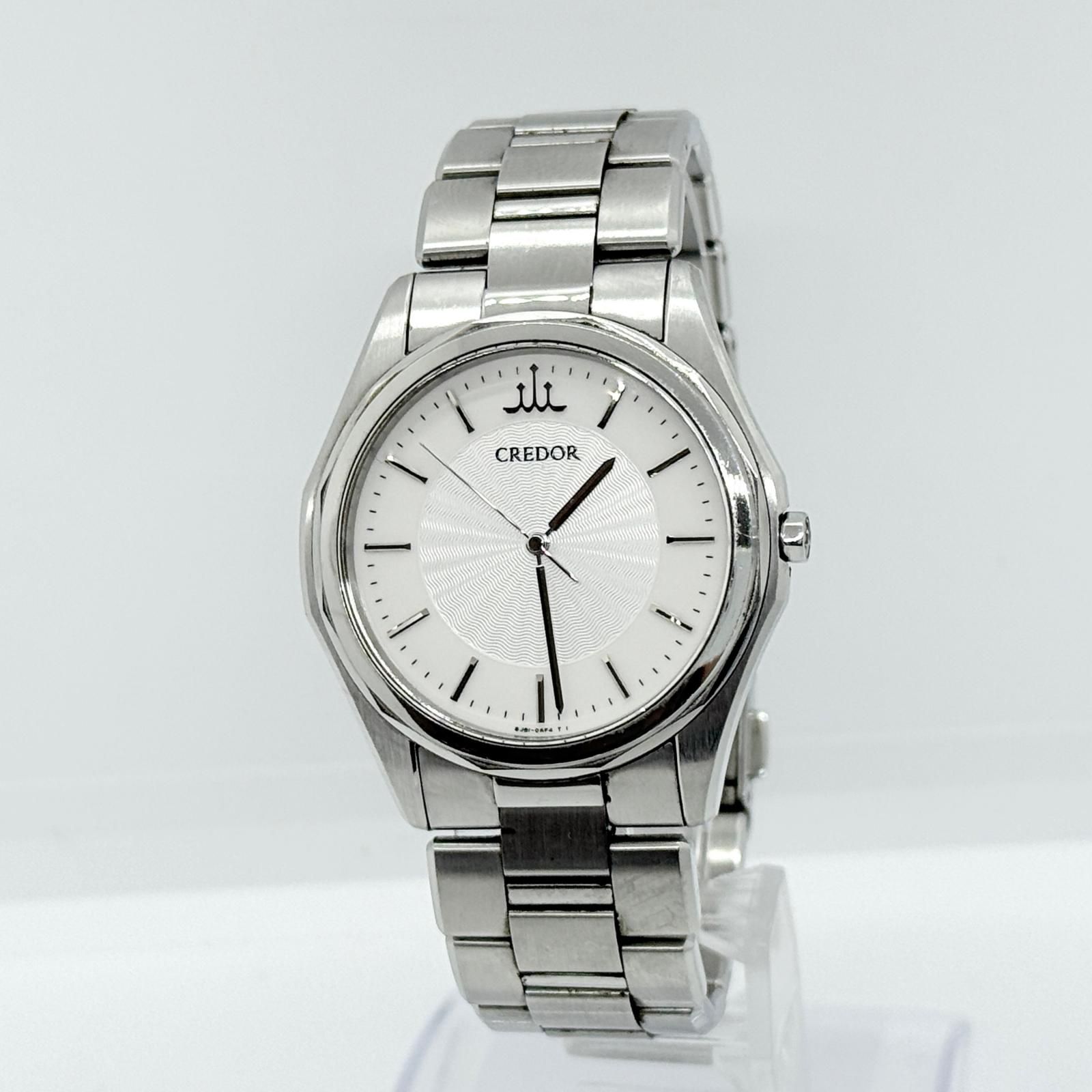 SEIKO セイコー CREDOR クレドール シグノ GCAR043 ホワイト QZ