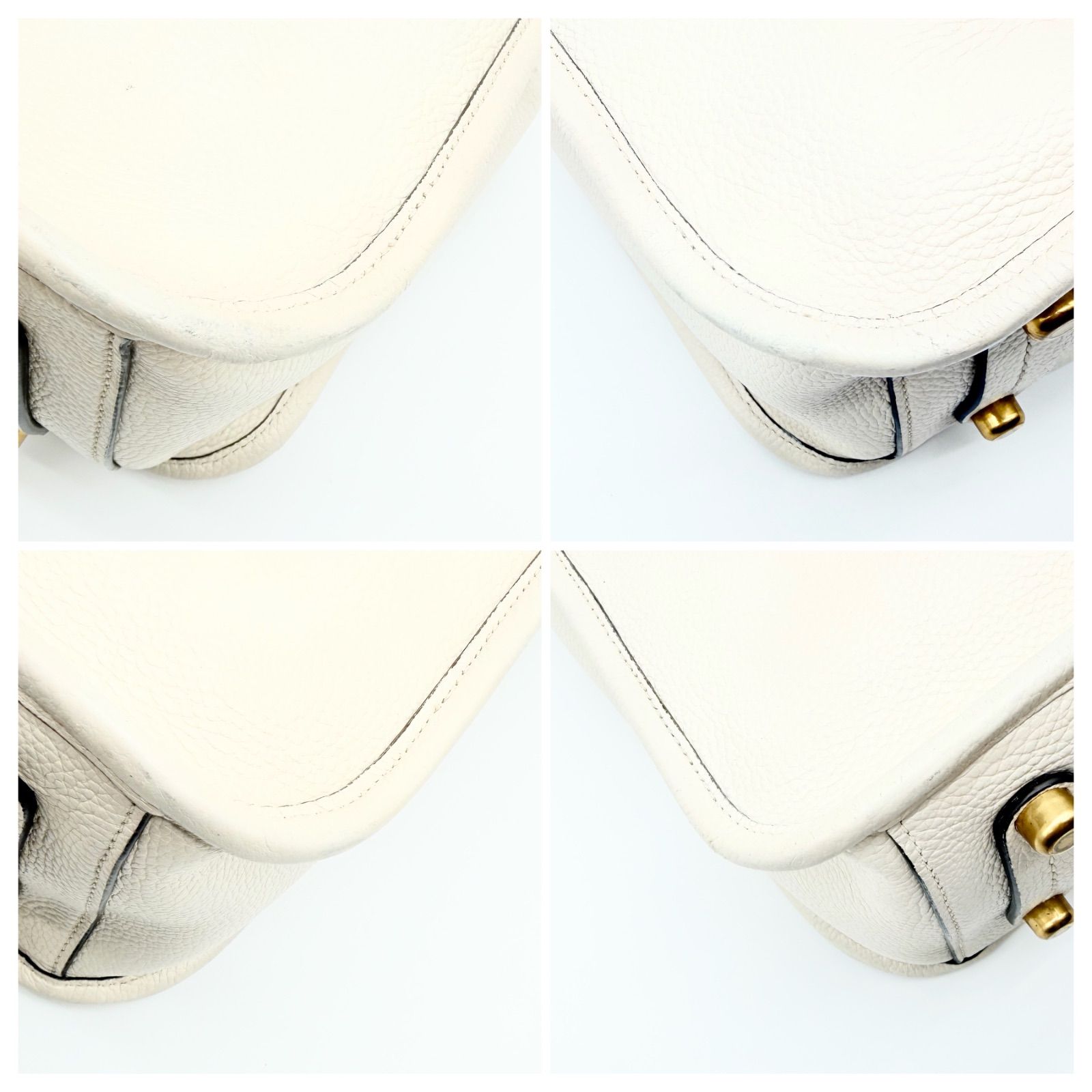 COACH y2k white beige carry all tote bag leather コーチ タイラー 