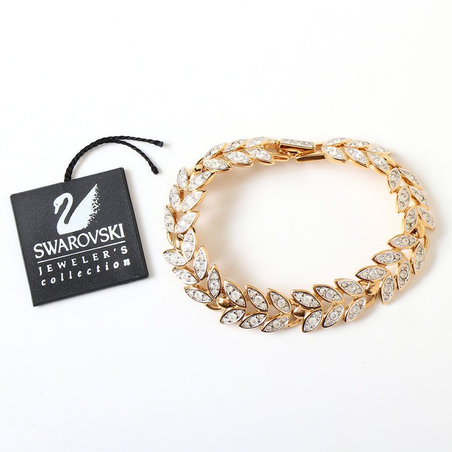 MNL25042 未使用 SWAROVSKI スワロフスキー ブレスレット ゴールド
