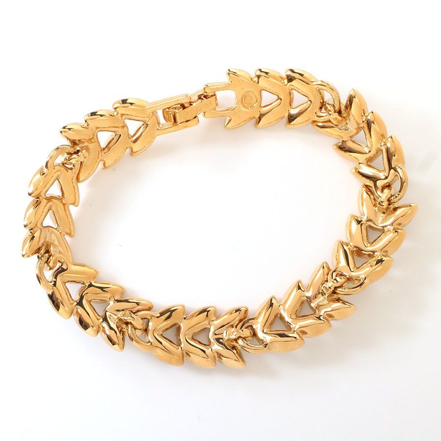 MNL25042 未使用 SWAROVSKI スワロフスキー ブレスレット ゴールド