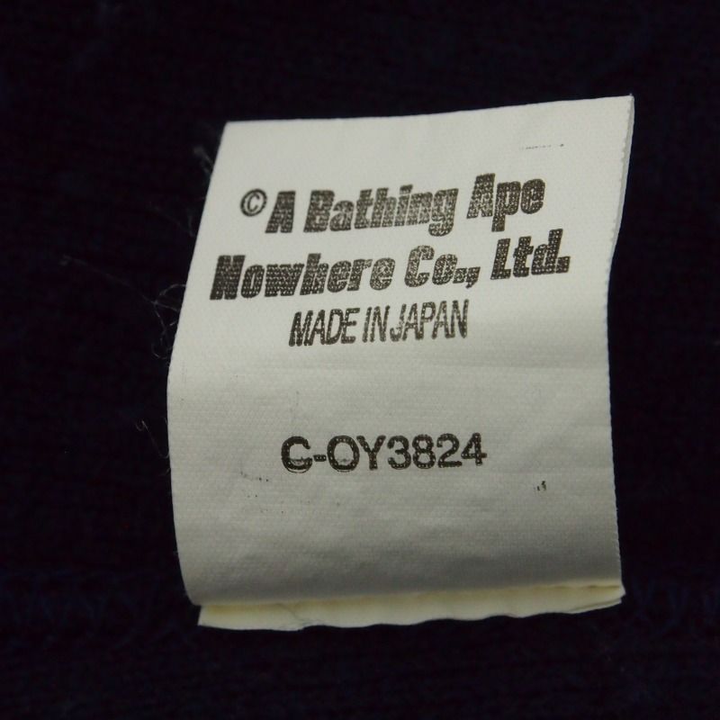 アベイシングエイプ A BATHING APE 90S ボアフリース ゲームシャツ