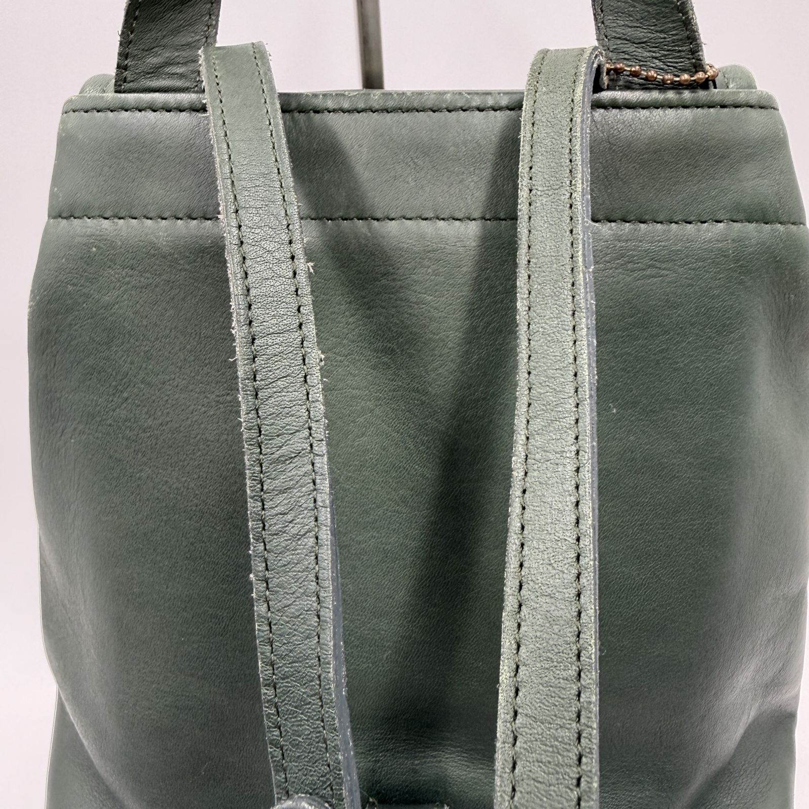 COACH（コーチ）オールドコーチ レザー リュック ダークグリーン