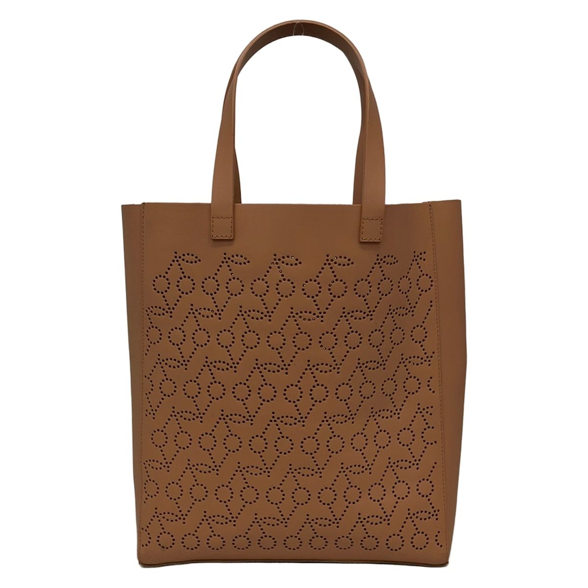 Bonpoint(ボンポワン) トートバッグ - キャラメル チェリー/パンチング