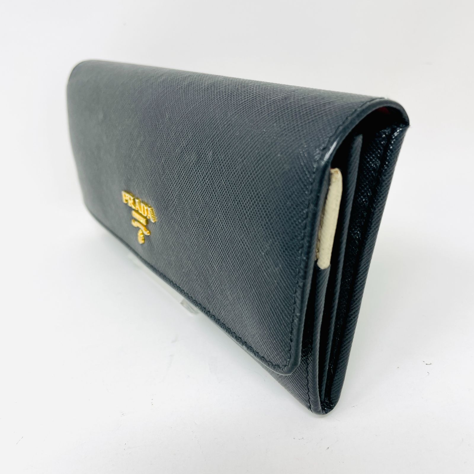 良品】PRADA（プラダ）サフィアーノ レザー マルチカラー フラップ 長 