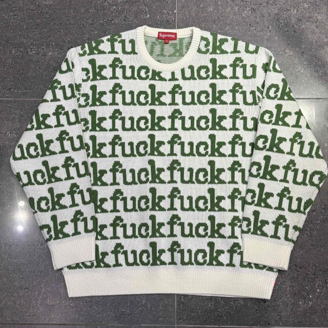 Supreme 22ss Fuck Sweater XLサイズ シュプリーム ファック セーター