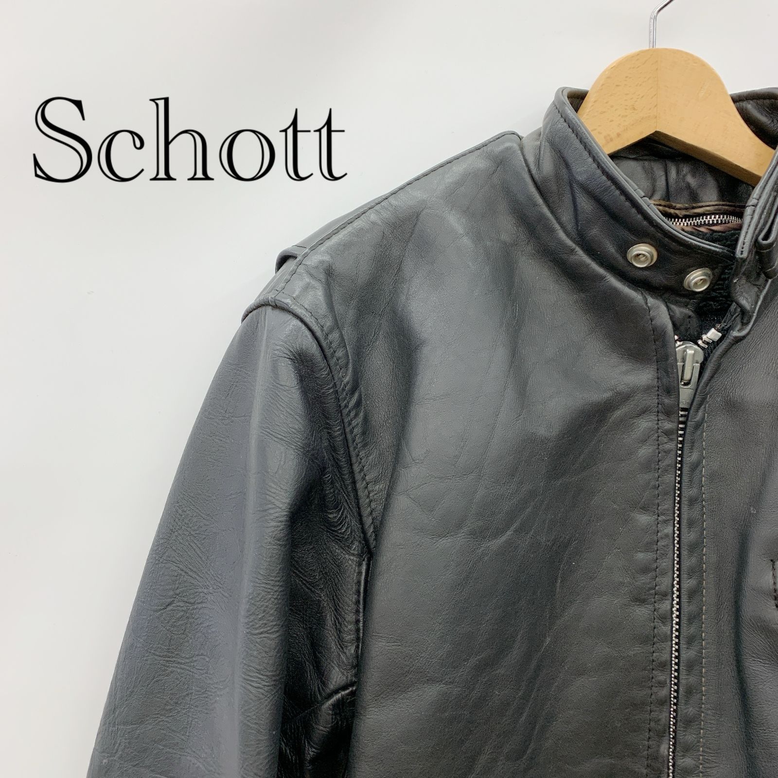 Schott ショット シングルライダースジャケット Lot.2291 レザー
