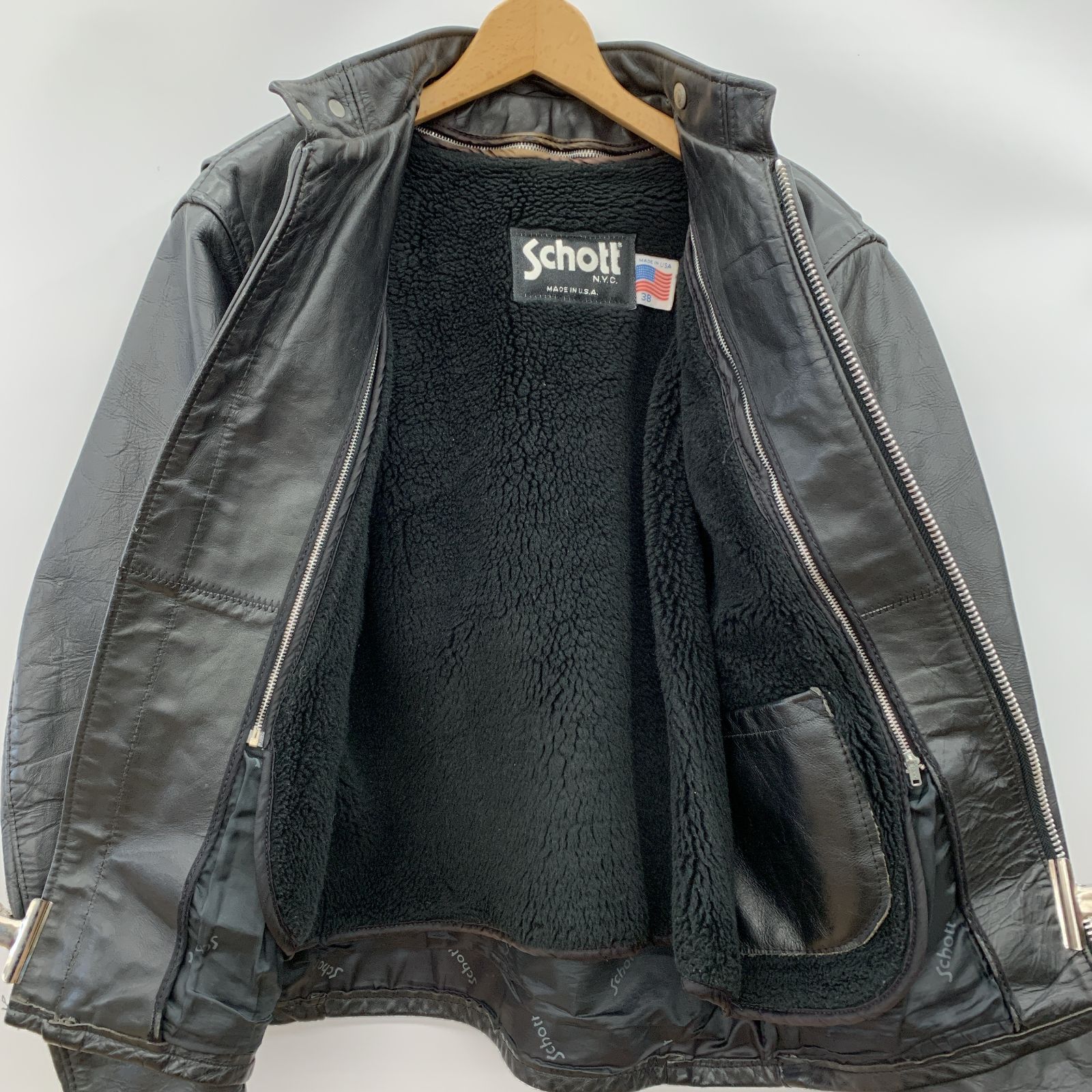 Schott ショット シングルライダースジャケット Lot.2291 レザー