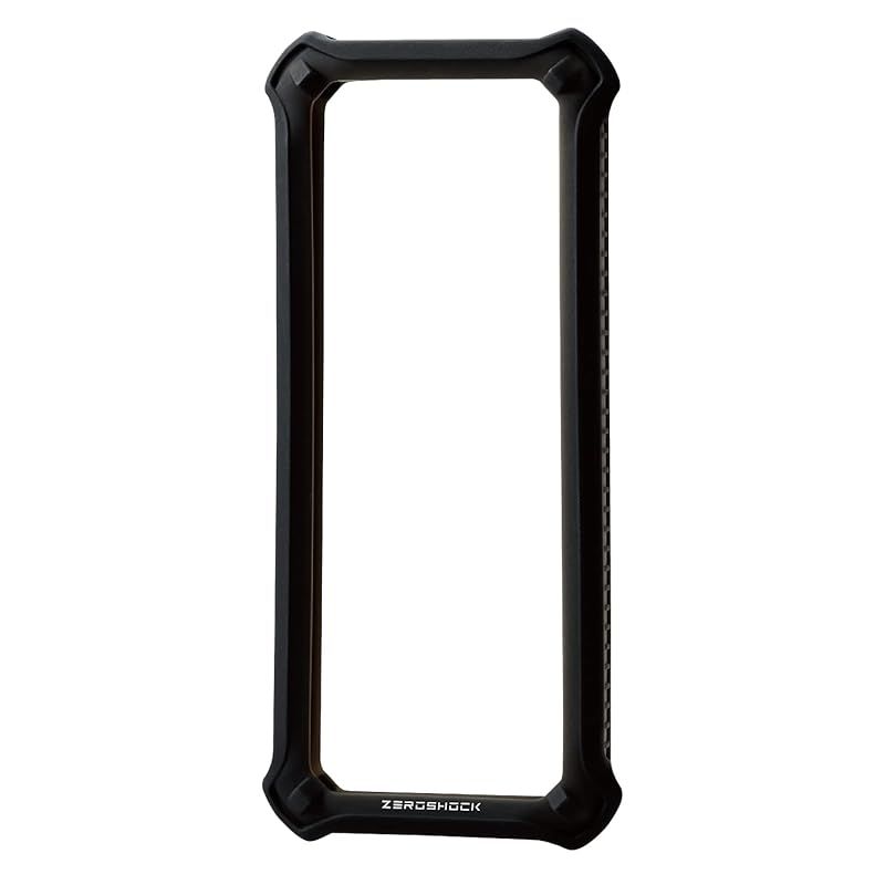 【新品】 エレコム スマートフォン用シリコンバンパー マルチ対応 Android/iPhone ZEROSHOCK Lサイズ ブラック P-SBZ05BK