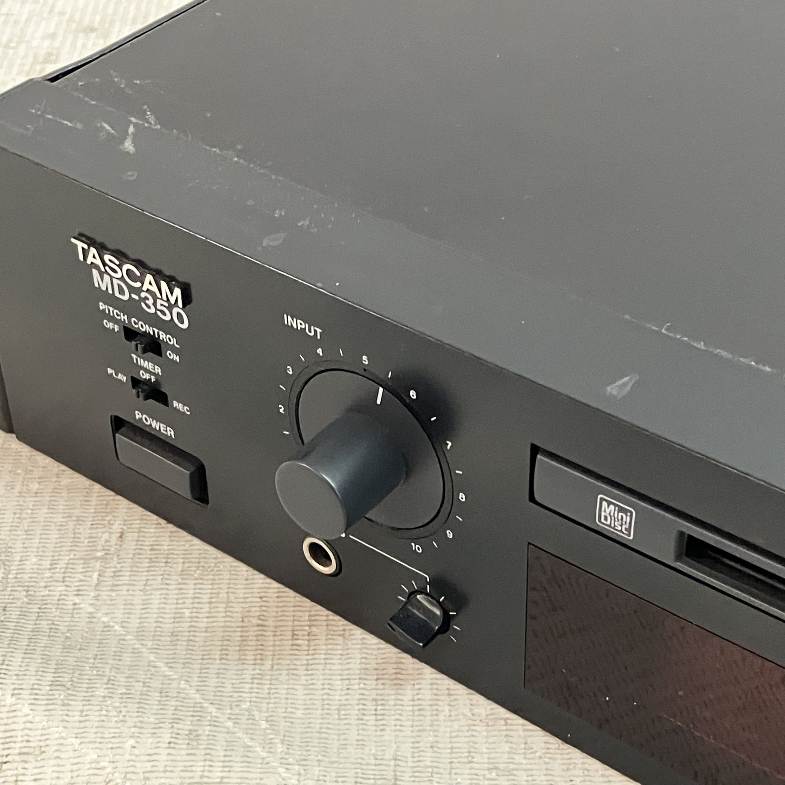 TASCAM MD-350 業務用 MDレコーダー MDLP対応 タスカム TASCAM MD-350 業務用 MDレコーダー MDLP対応 タスカム