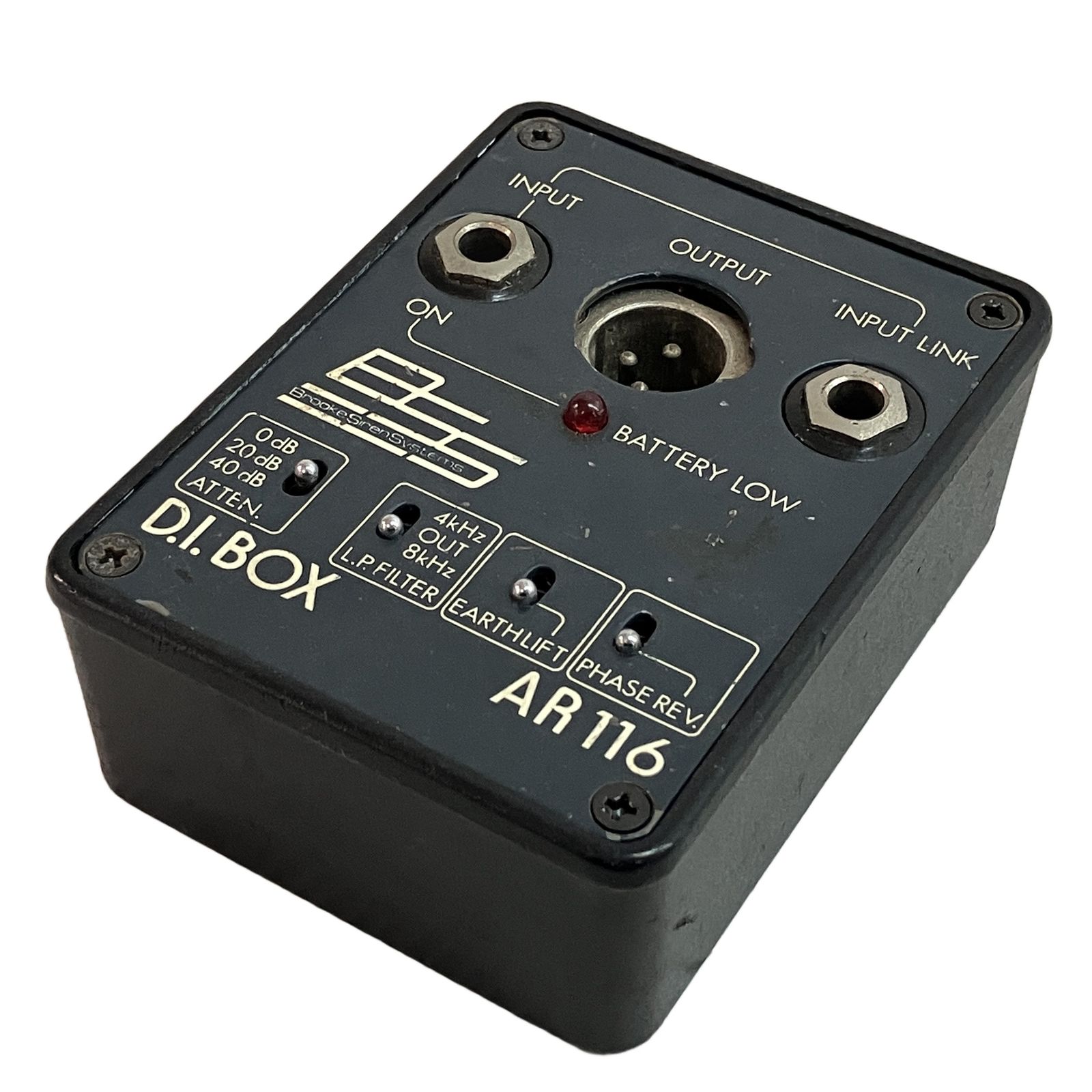 BSS AR-116 Active D.I. Box アクティブ ダイレクトボックス 名機 プロ