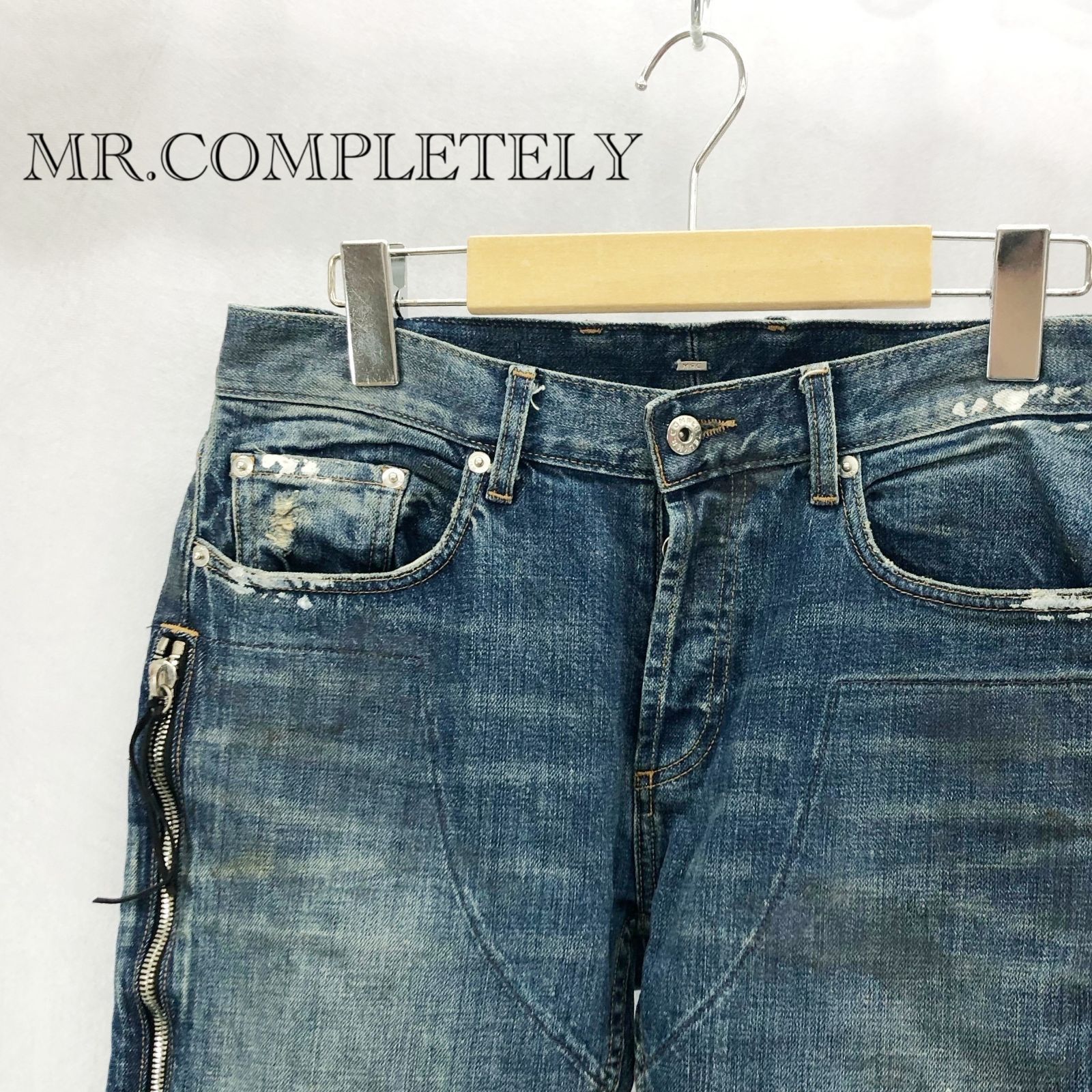 MR.COMPLETELY ミスターコンプリートリー ダメージ デニム ジーンズ