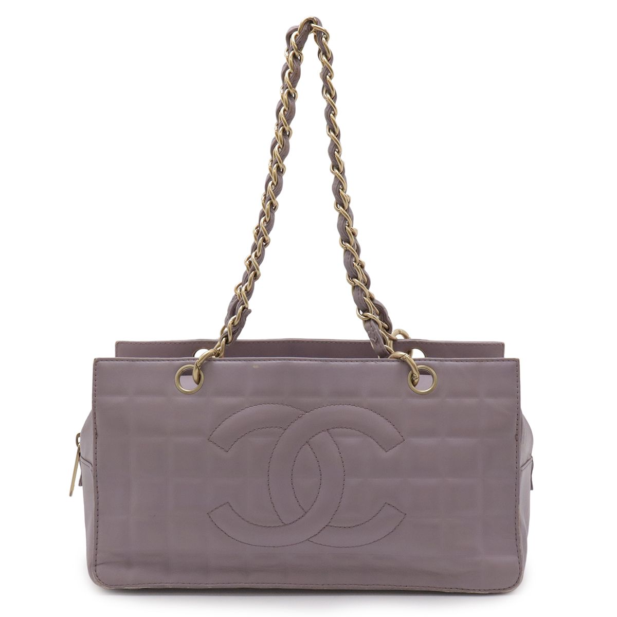 CHANEL シャネル チョコバー ココマーク チェーントート トートバッグ