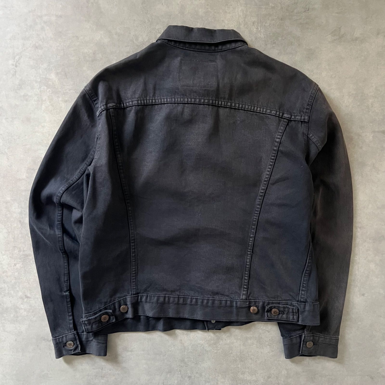 90s Levi's 70503 black denim jacket リーバイス 後染め ブラック