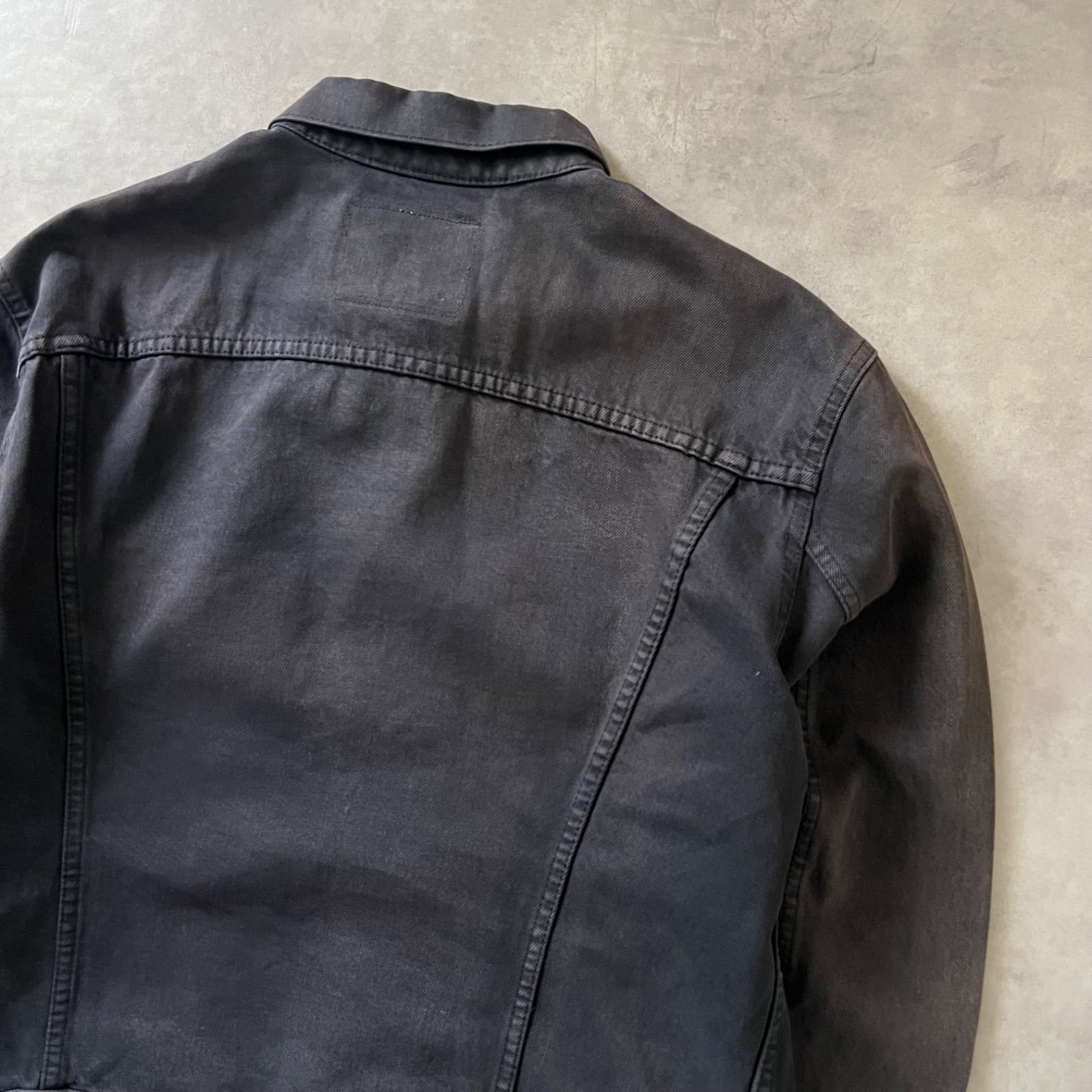 90s Levi's 70503 black denim jacket リーバイス 後染め ブラック