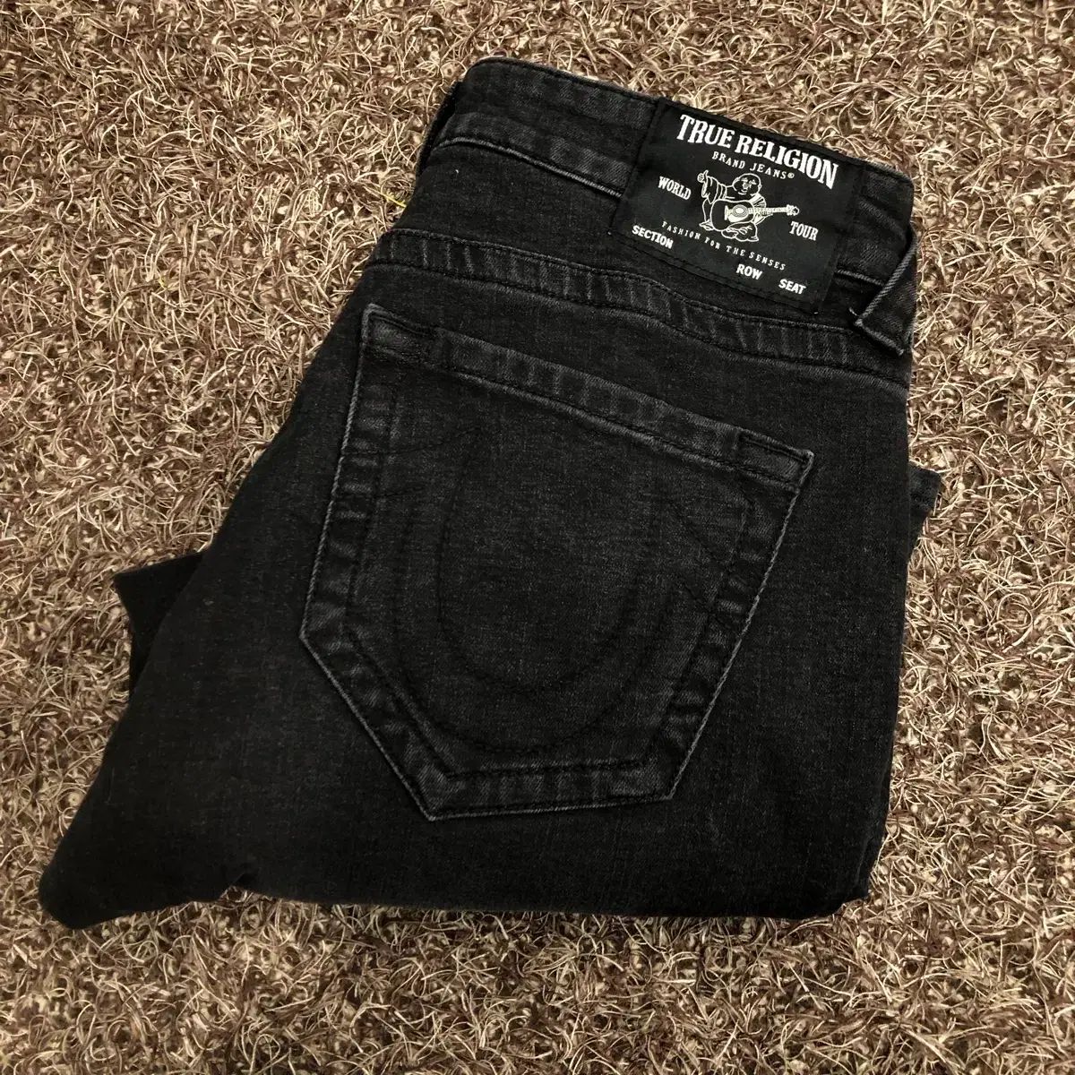 True Religionブラックデニム 32 True Religion ブラック Religion デニム 32