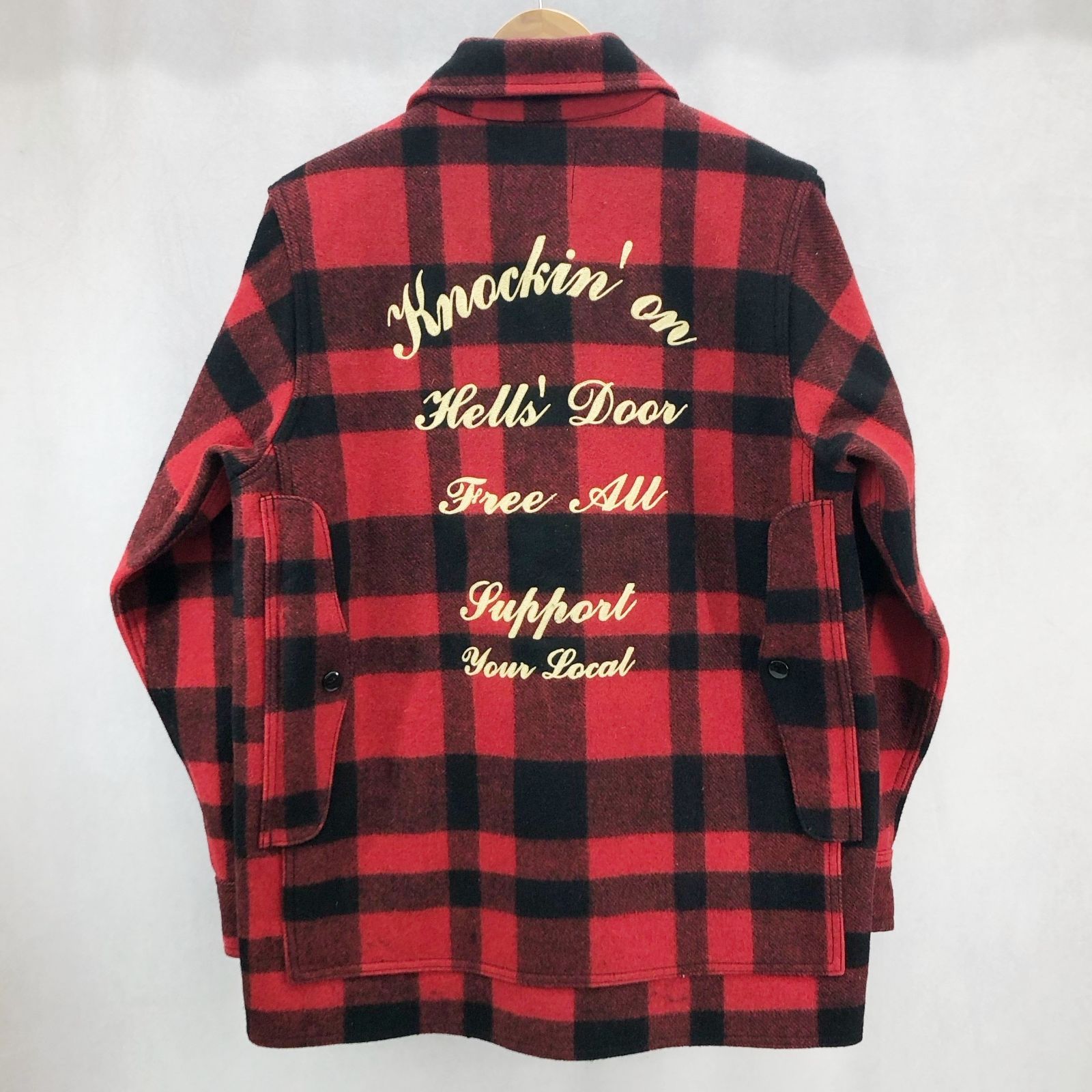 スカルフライト SKULL FLIGHT ウール チェック ジャケット アウター