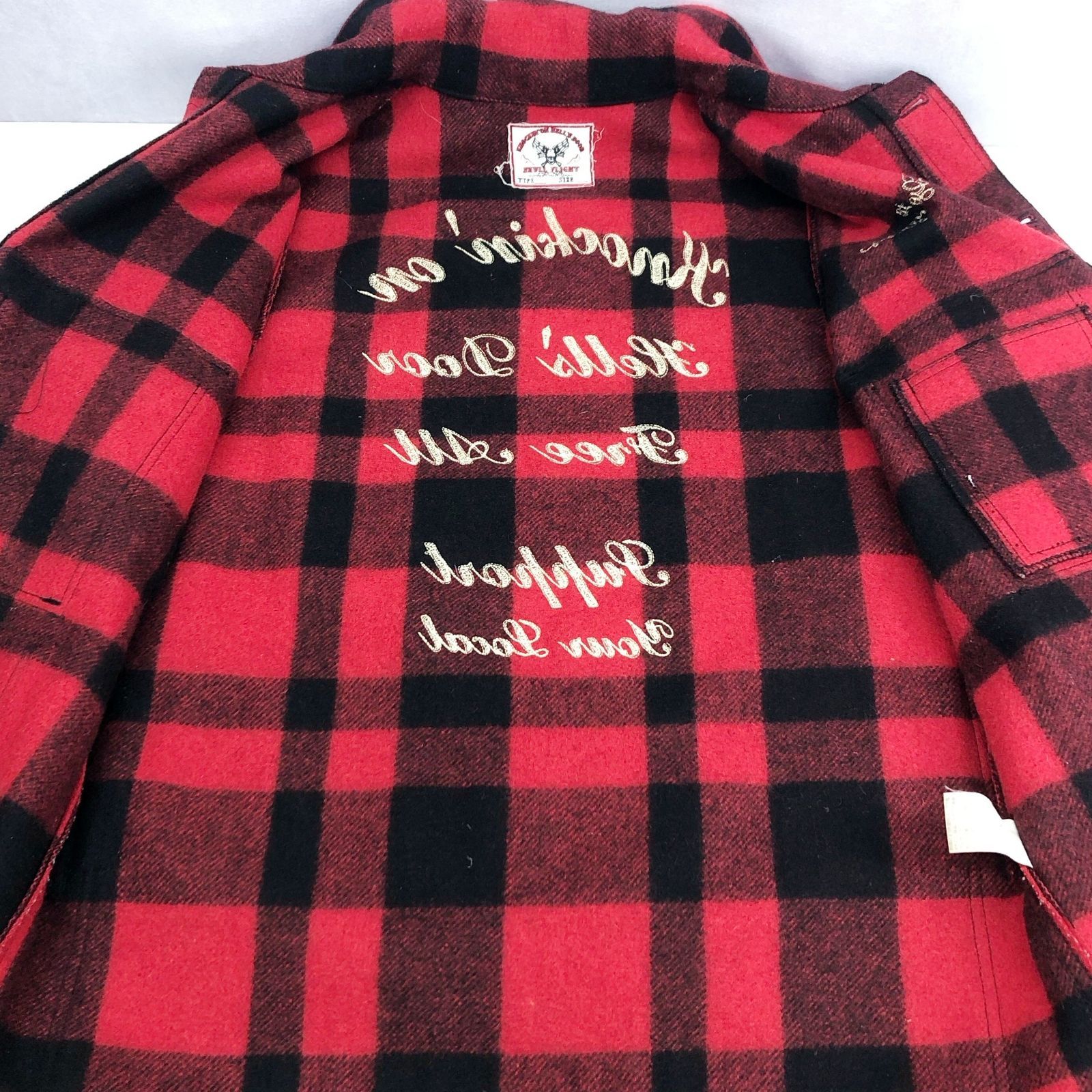 スカルフライト SKULL FLIGHT ウール チェック ジャケット アウター